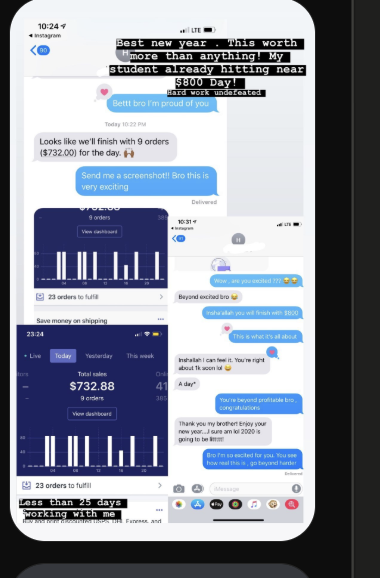 Student hitting near $800 in a single day